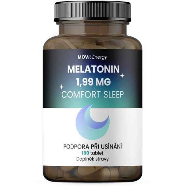 MOVIT ENERGY MOVIT SLEEP MELATONIN 1,99 MG, 180 TAB Melatoninový doplněk