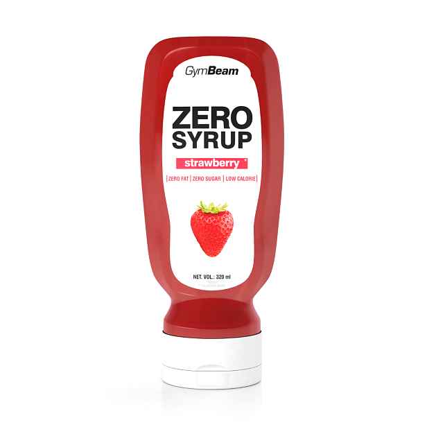 GymBeam ZERO SIRUP jahoda