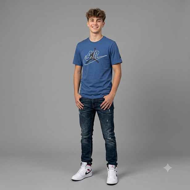 Jordan air swoosh jm ss tee s