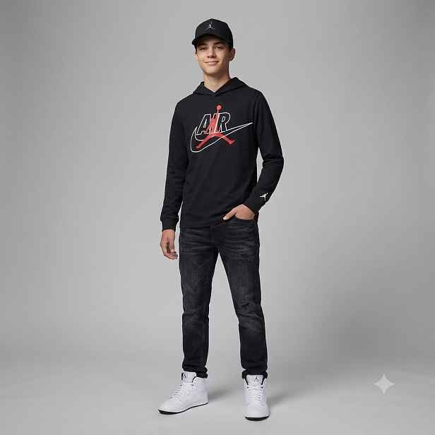 Jordan mj jumpman air hooded ls xl