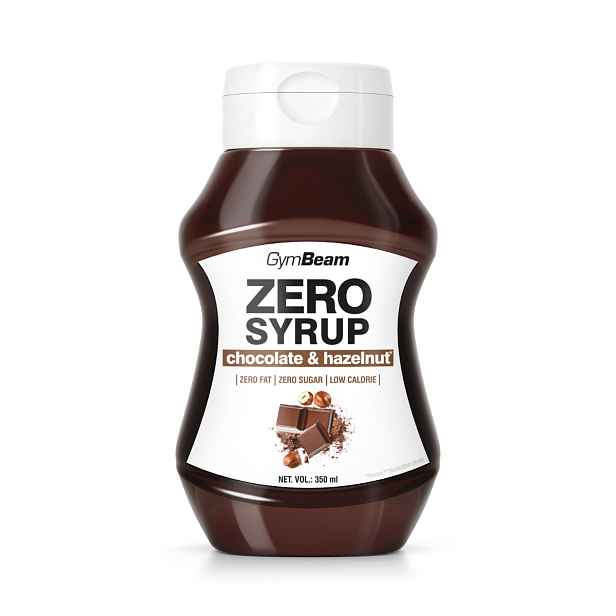 GymBeam ZERO SIRUP čokoláda a lískový oříšek