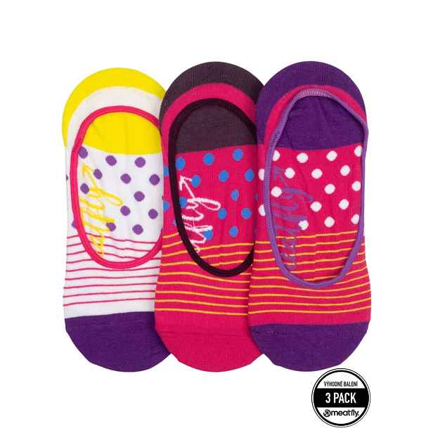 Dámské ponožky meatfly low socks triple pack / one size