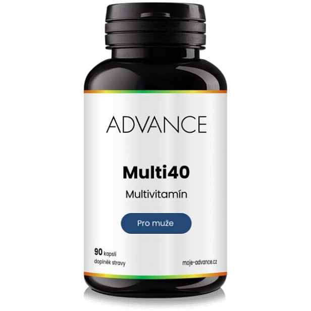 ADVANCE NUTRACEUTICS MULTI40 PRO MUŽE 90 KAPSLÍ - MULTIVITAMÍN Multivitamín pro muže