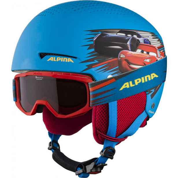 Alpina Sports ZUPO DISNEY SET Dětská lyžařská helma a brýle , velikost ( - 52)