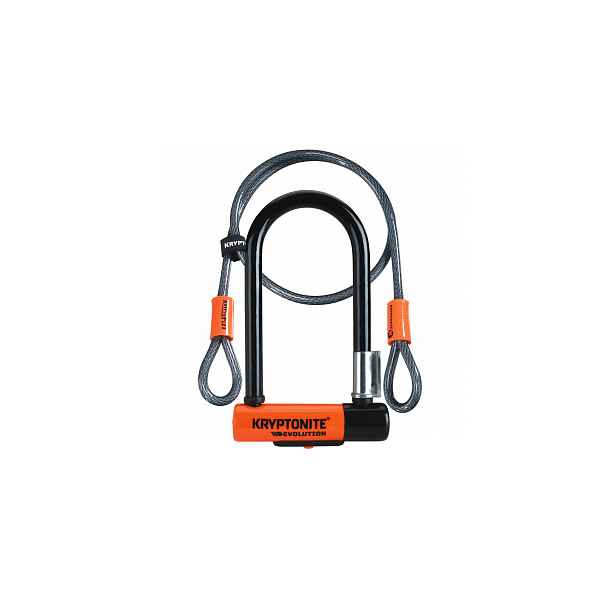 Zámek Kryptonite Evolution Mini-7 + Flex-Frame - klíč