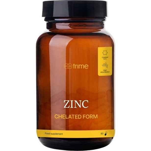 TRIME ZINEK CHELÁT 15 MG + MĚĎ 90 CPS Minerální doplněk stravy
