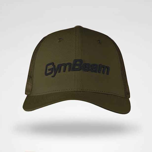 GymBeam Kšiltovka Mesh Panel Cap Military
