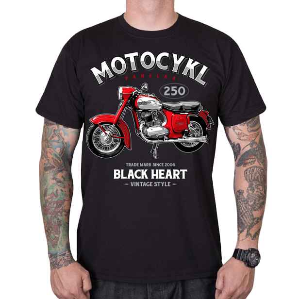 Triko HEART Motocykl Panelka