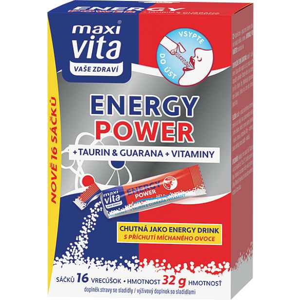 MAXI VITA ENERGY POWER 16 STICK Doplněk stravy