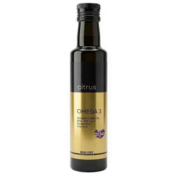 BEAR FOOT NUTRITION OMEGA-3 OLEJ - 250 ML Doplněk stravy