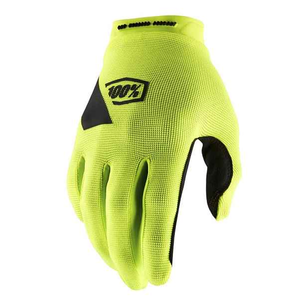Cyklo a motokrosové rukavice 100% Ridecamp fluo fluo