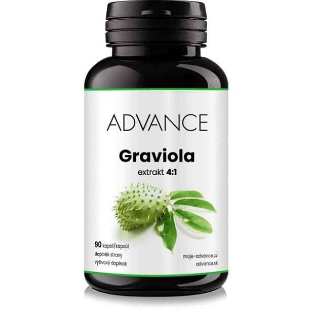 ADVANCE NUTRACEUTICS GRAVIOLA 90 KAPSLÍ - EXTRAKT 4:1 Graviola