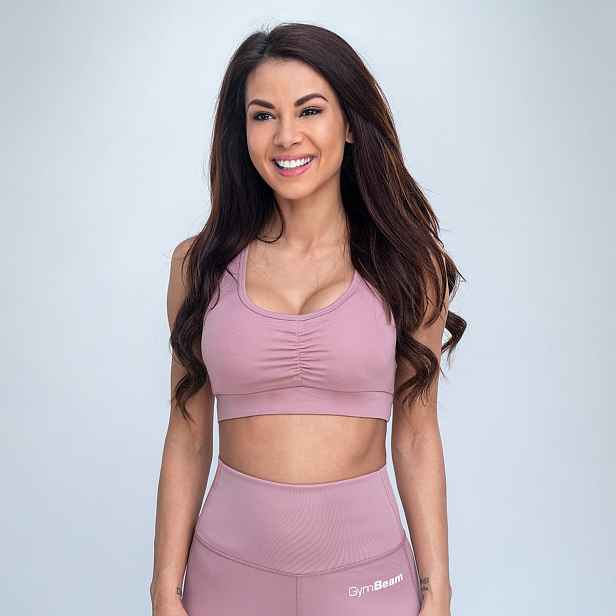 GymBeam Sportovní podprsenka Fave Dusty Rose