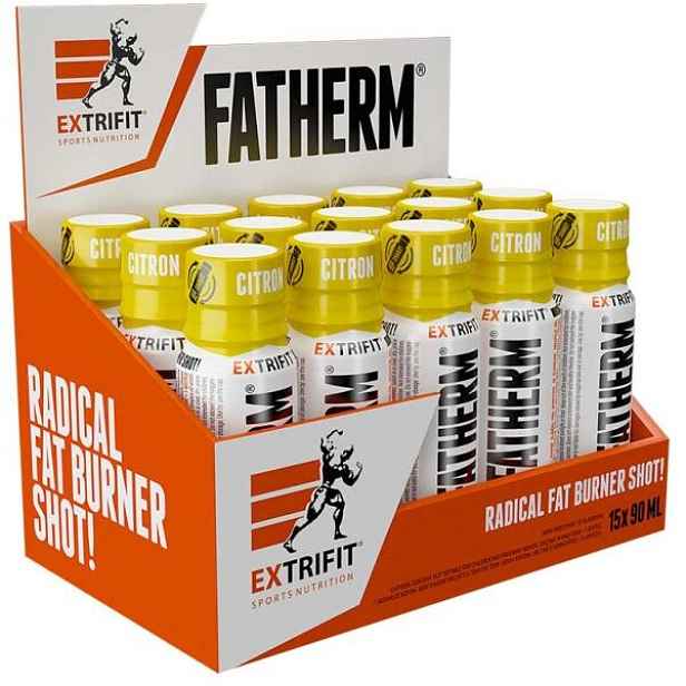 EXTRIFIT FATHERM SHOT 15 x 90 ML Spalovač tuku , x 90 ML