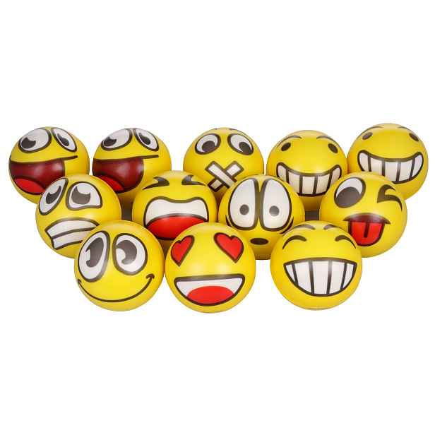 Smiley Hopik antistresový míček 12 ks, 1 sada
