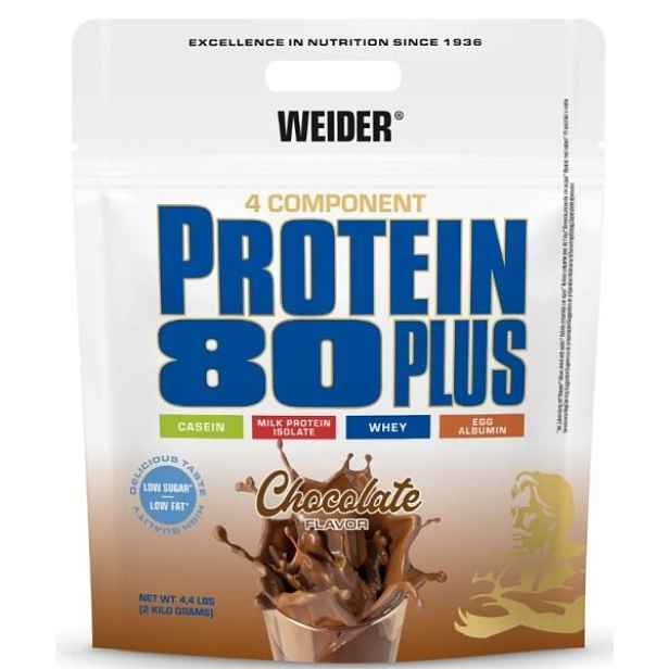 WEIDER PROTEIN PLUS 80, 2000G CHOCOLATE Protein , KG