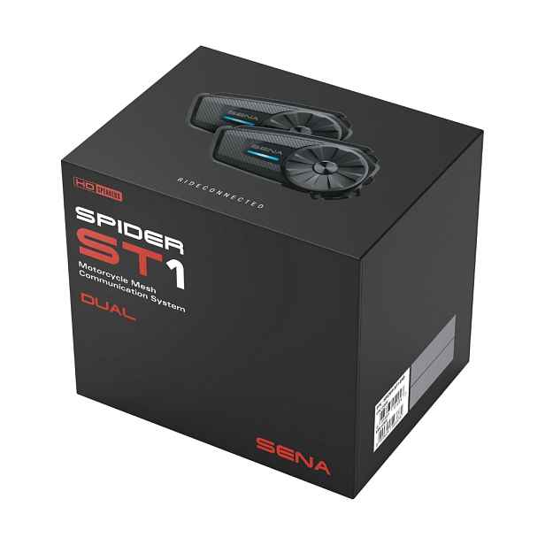 Headset SENA Spider ST1 (dosah 2 km) - sada 2 jednotek
