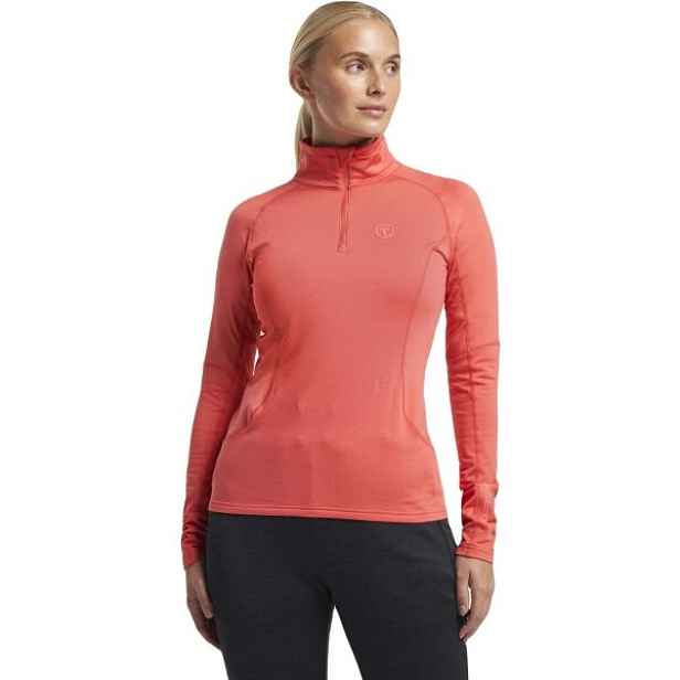 TENSON TXLITE HALF ZIP Dámská mikina, lososová