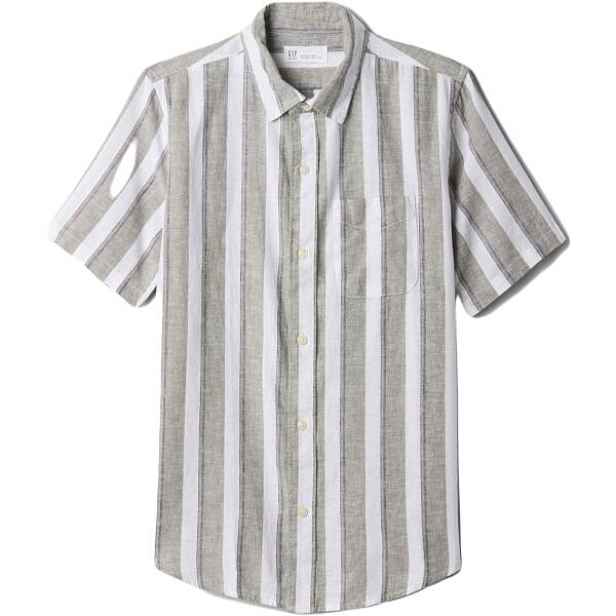 GAP V-SS LINEN Chlapecká košile