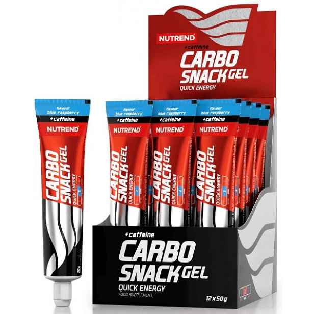 Nutrend CARBOSNACK 50 G MALINA Energetický gel , G