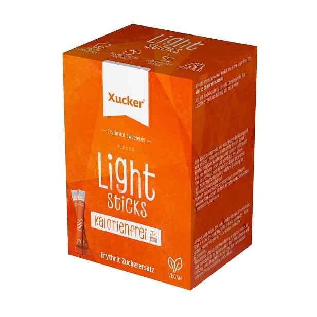 Xucker Sladidlo Erythritol Light v porcovaném balení 50x5g
