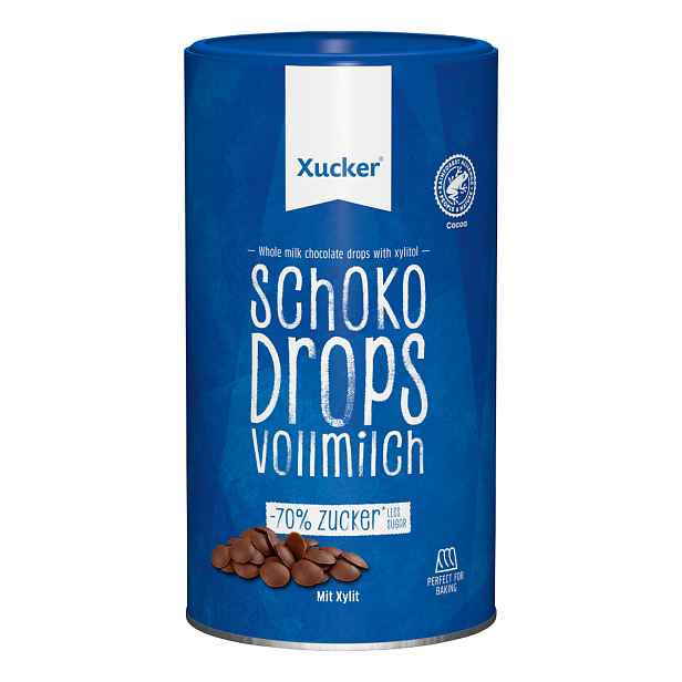 Xucker Whole milk chocolate drops