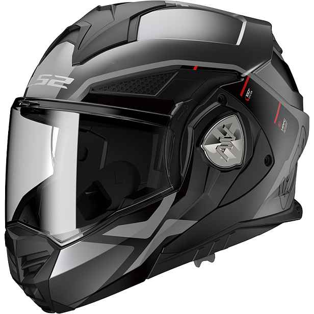 Překlopná moto přilba LS2 FF901 Advant X Metryk Matt Titanium P/J (53-54)