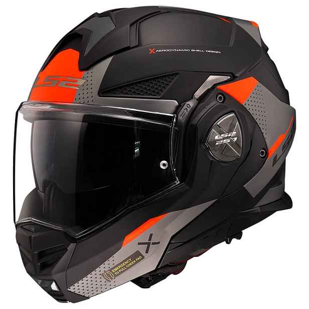 Překlopná moto přilba LS2 FF901 Advant X Oblivion Matt Titanium P/J (53-54)