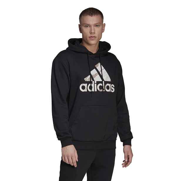 adidas Essentials French Terry Camo-Print Hoodie