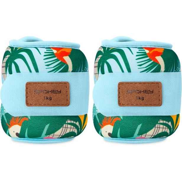 Spokey HOME JUNGLE 2 x 1 KG Závaží na ruce a nohy, mix