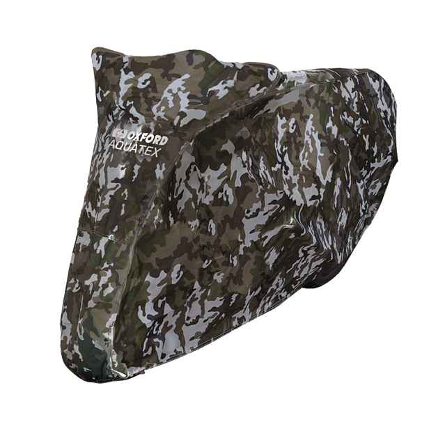 Plachta na motorku Oxford Aquatex Camo maskáč