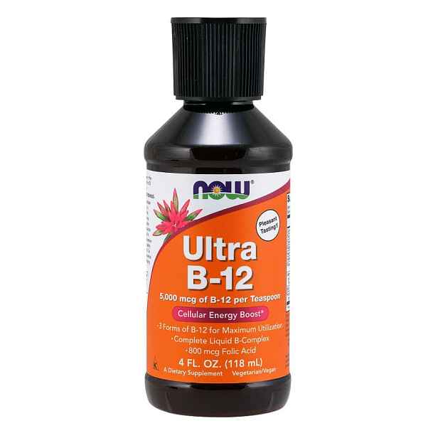 NOW Foods Vitamín B-12 Ultra liquid