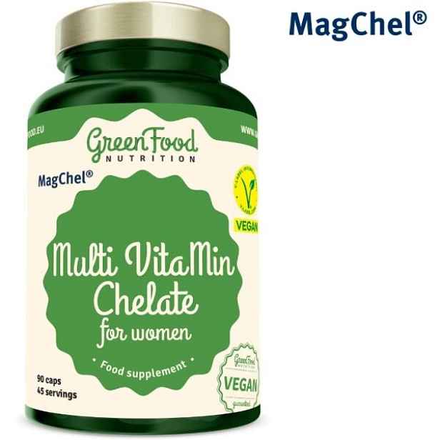 GREENFOOD MULTI VITAMIN CHELATE FOR WOMEN 90CPS Multivitamin