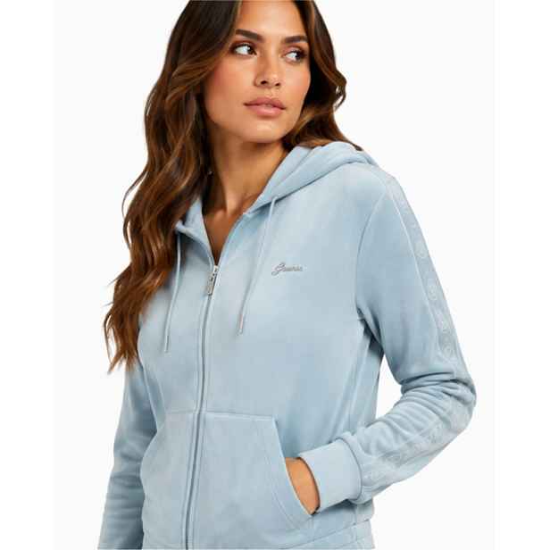 Guess amalia full zip hoodie sweat s