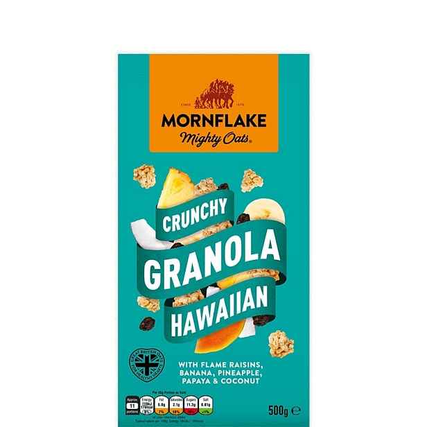 Mornflake Křupavá Granola Hawaiian 500 g