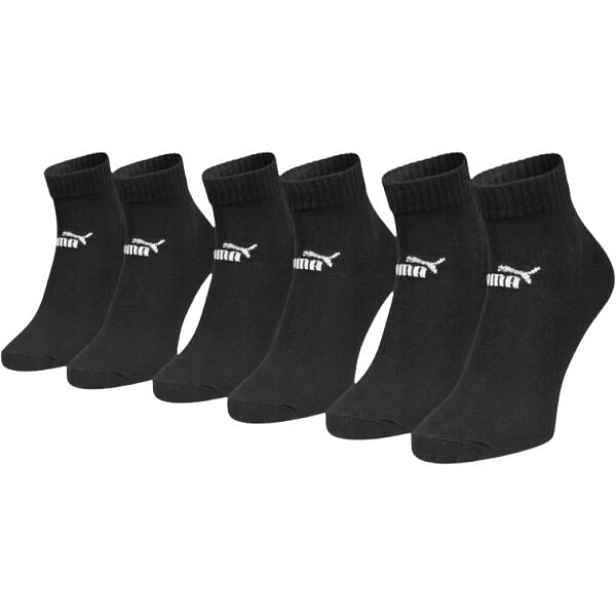 Puma ELEMENTS UNISEX PLAIN QUARTER 3P Ponožky