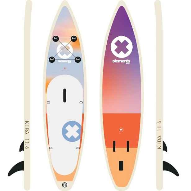 EG KIRA 11.6 WOMAN Touringový paddleboard set, mix