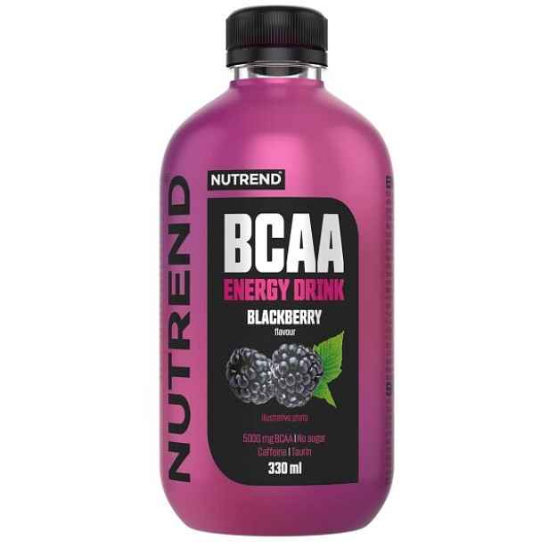 Nutrend BCAA ENERGY DRINK 330 ML OSTRUŽINA Energetický nápoj , ML