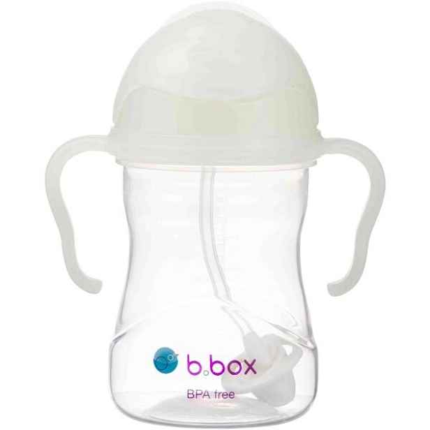 b.box GLOW IN THE DARK 240 ML Dětský hrneček s brčkem, transparentní, ML