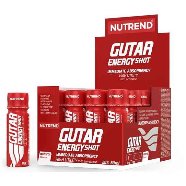 Nutrend GUTAR ENERGY SHOT 1 x 60 ML Energetický shot , ML