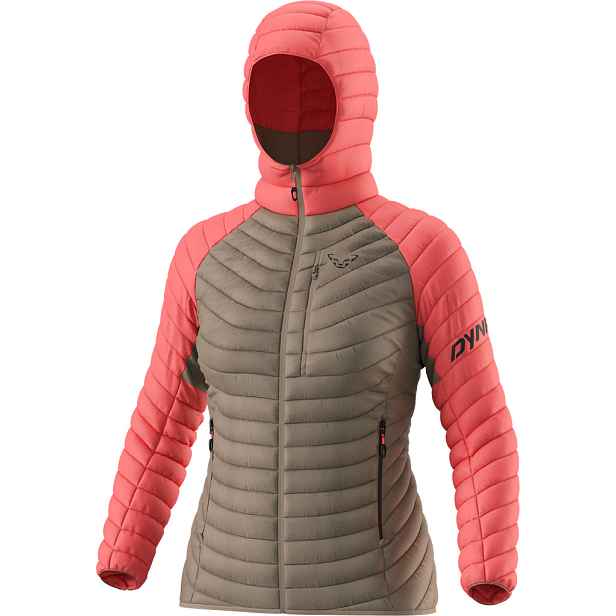 Bunda Dynafit Radical Down Hood W cabana Barva: / korálová, Velikost: