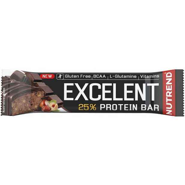 Nutrend EXCELENT 85 G ČOKOLÁDA Proteinová tyčinka , G