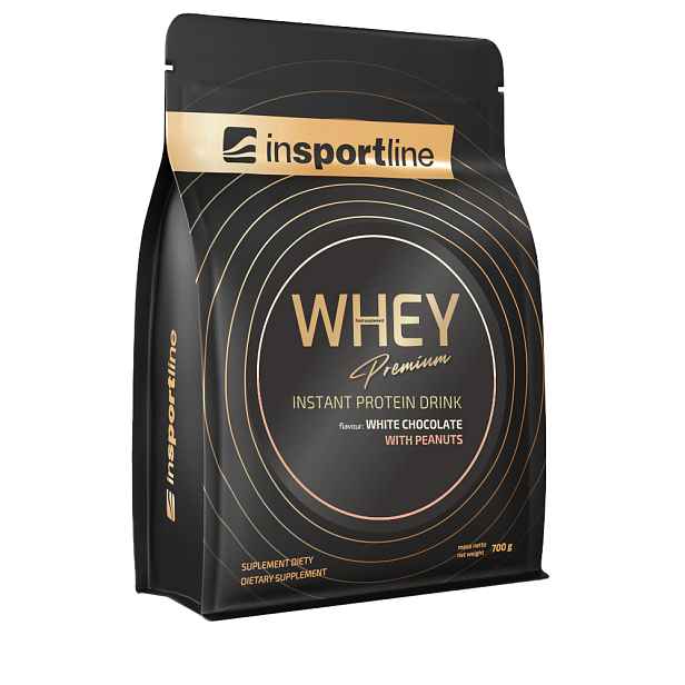 Protein inSPORTline WHEY Premium 700g čokoláda s arašídy