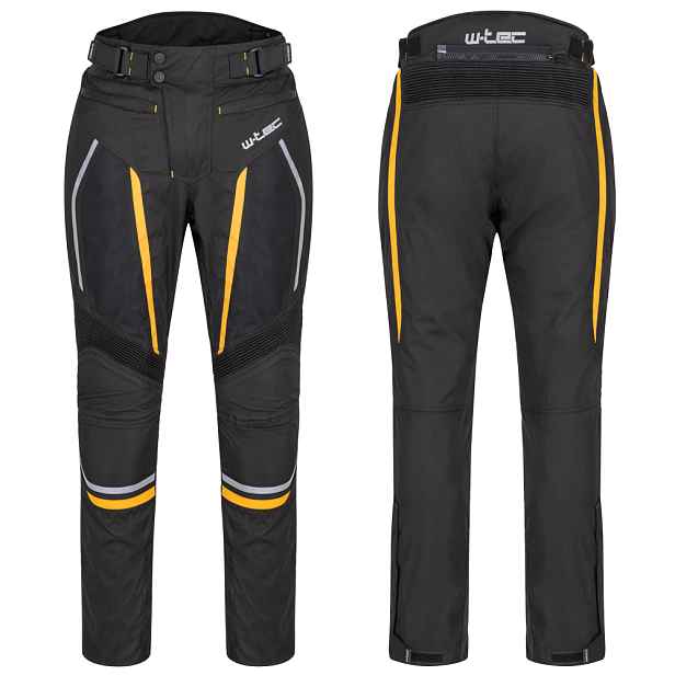 Pánské letní moto kalhoty W-TEC Toranio černo