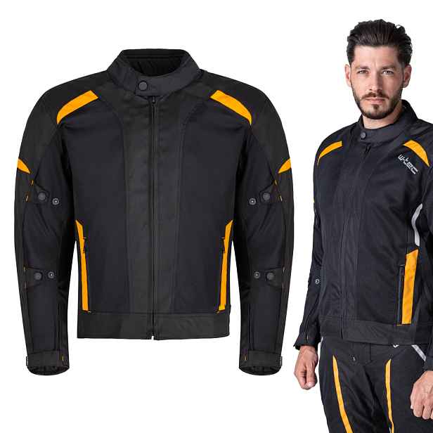 Pánská letní moto bunda W-TEC Tosheck černo