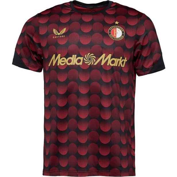 CASTORE FEYENOORD HOME PRE MATCH SS TEE Pánské fotbalové triko