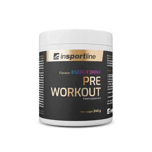 Doplněk stravy inSPORTline Pre Workout 240g energy drink