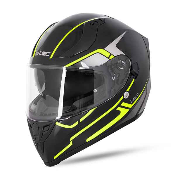 Integrální přilba W-TEC Vesco Glossy -Neon (53-54)