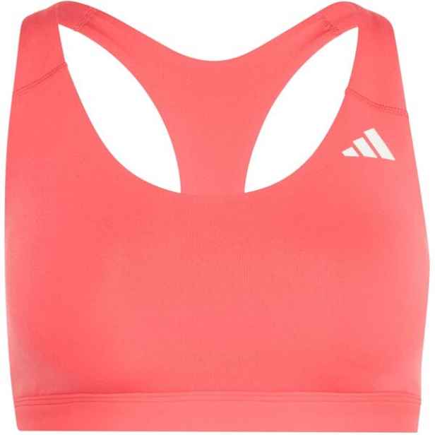 adidas OPTIME ESSENTIALS MS BRA Dámská sportovní podprsenka, lososová