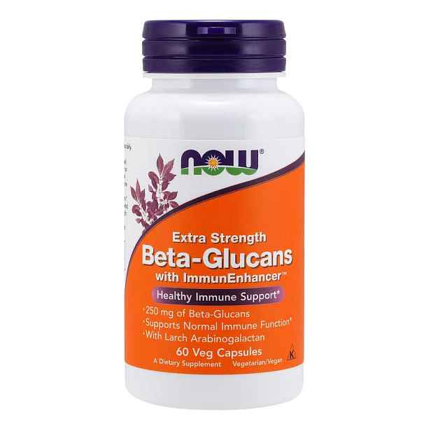 NOW Foods Beta-Glukany + ImmunEnhancer ™, Extra silné